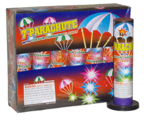 Parachute w/7 Flares - Click Image to Close