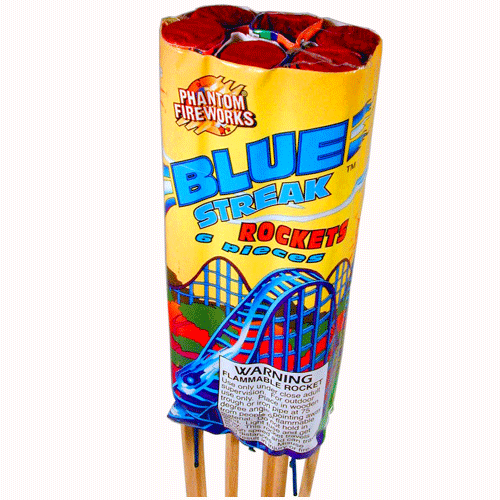 Blue Streak Rocket - Click Image to Close