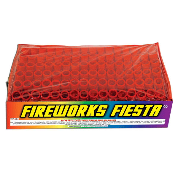 Black Cat Fireworks Fiesta 96 shot - Click Image to Close