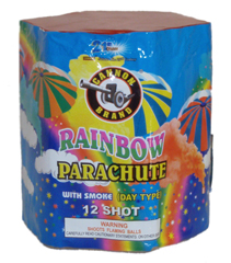 Rainbow Parachute w/smoke 12 shot - Click Image to Close